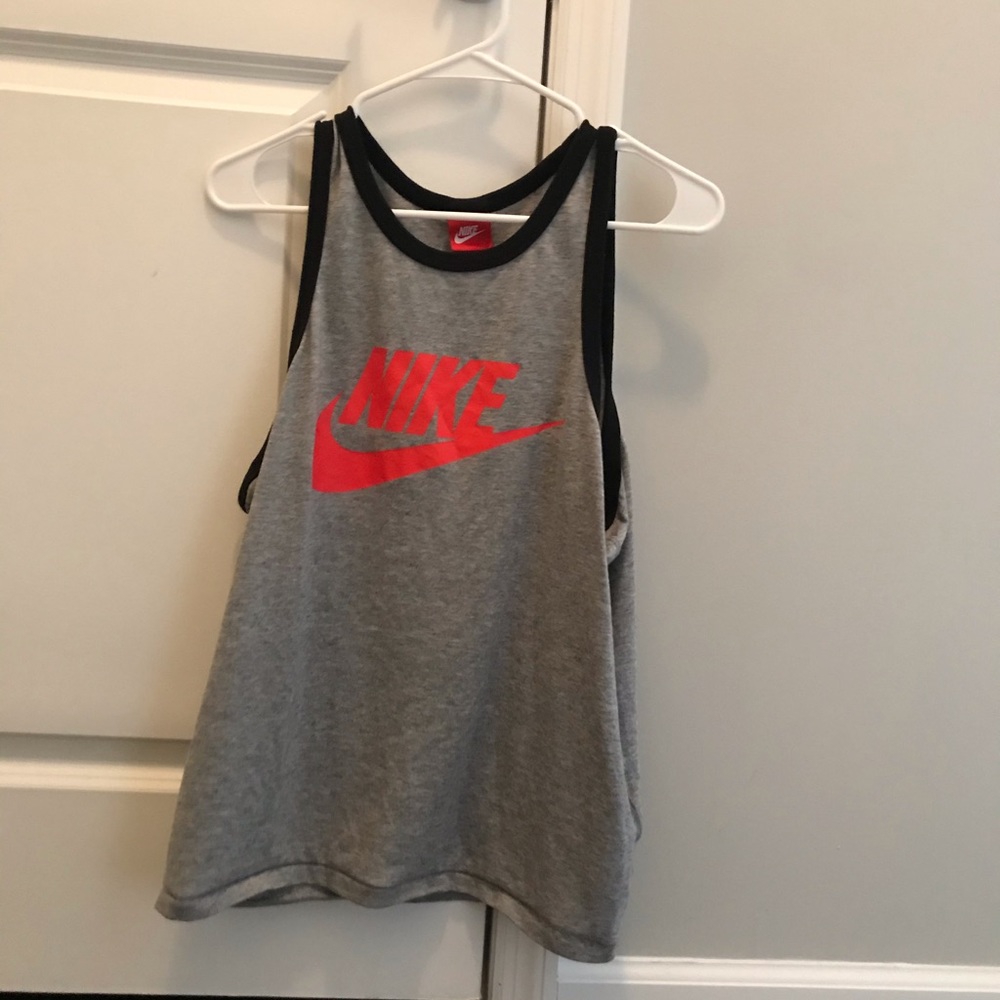 Nike Logo Grey Tank